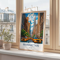 Manhattan Poster - New York Wall Art