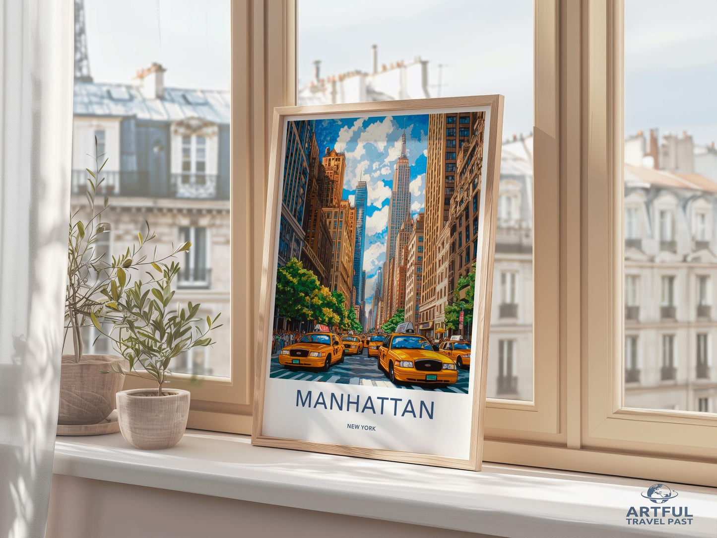 Manhattan Poster - New York Wall Art