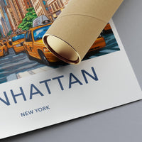 Manhattan Poster - New York Wall Art