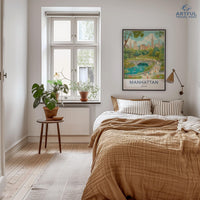 Manhattan Poster - New York Wall Art