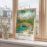 Manhattan Poster - New York Wall Art