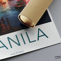 Manila Poster - Philippines Wall Art