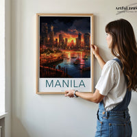 Manila Poster - Philippines Wall Art