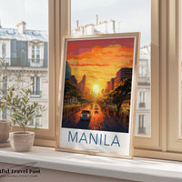 Manila Poster - Philippines Wall Art