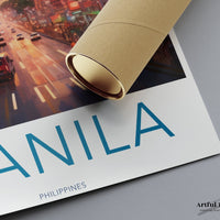 Manila Poster - Philippines Wall Art