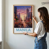 Manila Poster - Philippines Wall Art