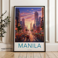 Manila Poster - Philippines Wall Art