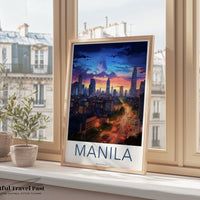 Manila Poster - Philippines Wall Art