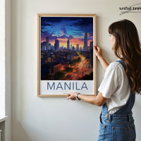 Manila Poster - Philippines Wall Art