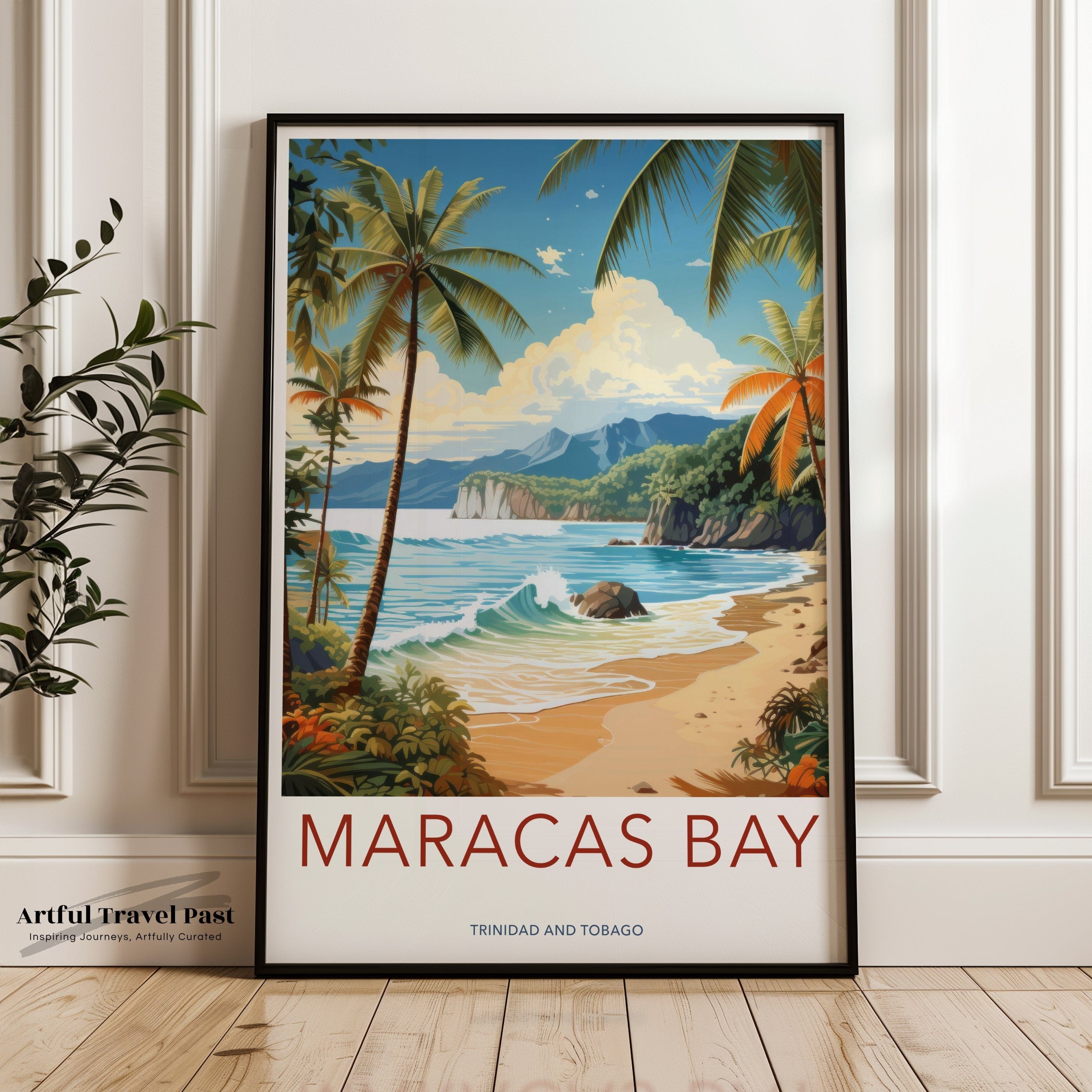Maracas Bay Poster - Trinidad and Tobago Wall Art