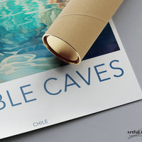 Marble Caves Poster - Chile Wall Art