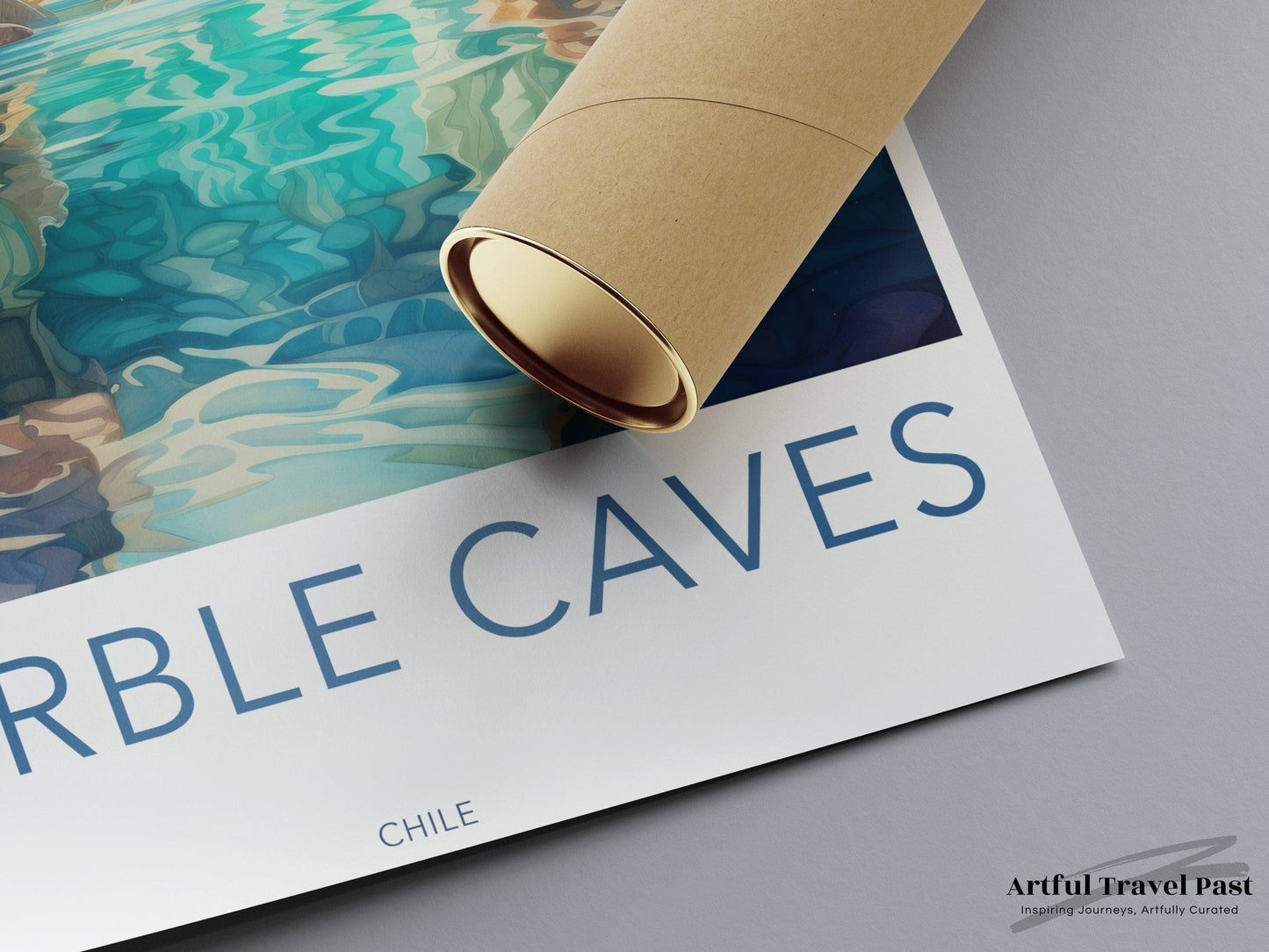 Marble Caves Poster - Chile Wall Art