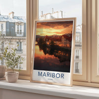 Maribor Poster | Slovenia Wall Art | Eastern Europe