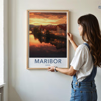 Maribor Poster | Slovenia Wall Art | Eastern Europe