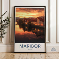 Maribor Poster | Slovenia Wall Art | Eastern Europe