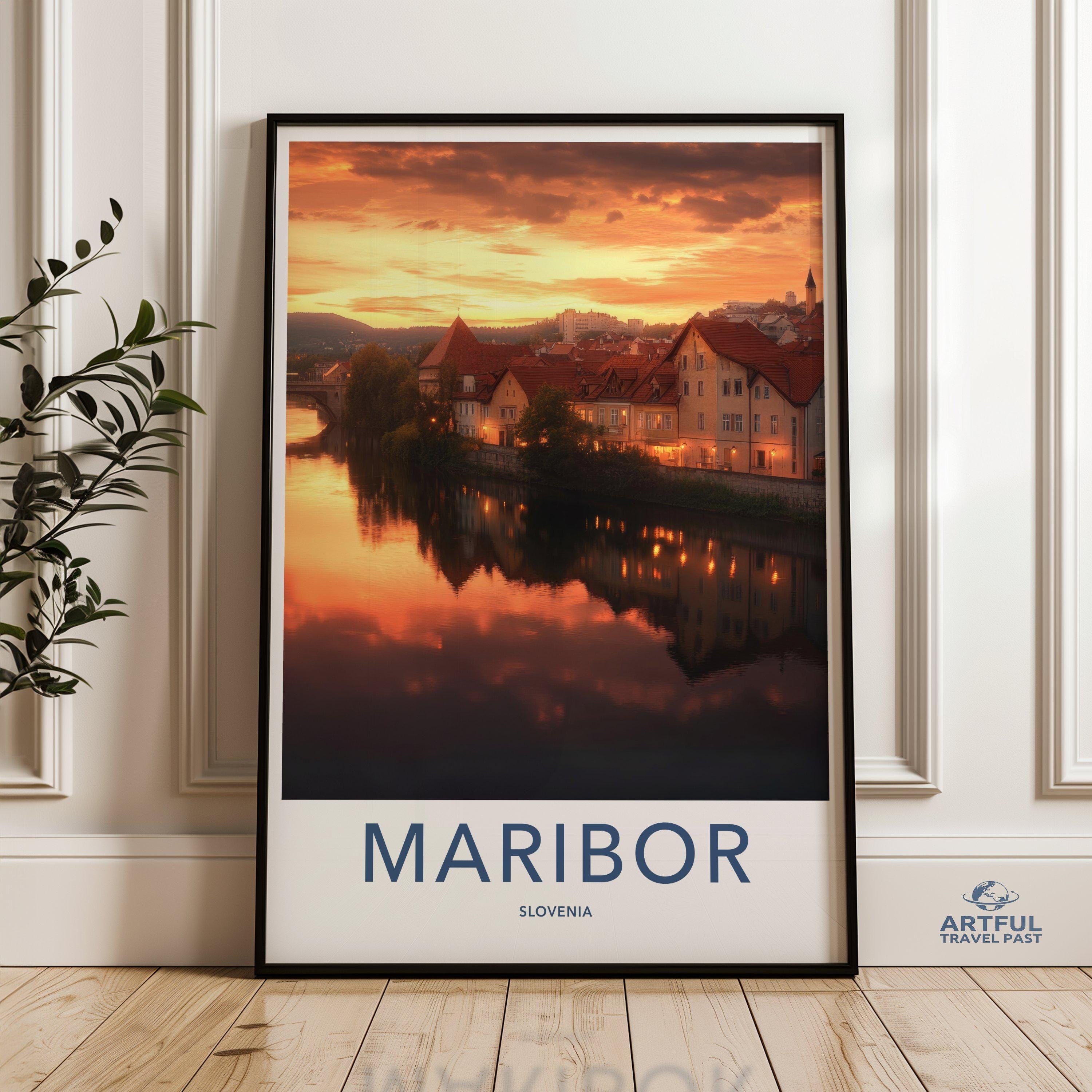 Maribor Poster | Slovenia Wall Art | Eastern Europe
