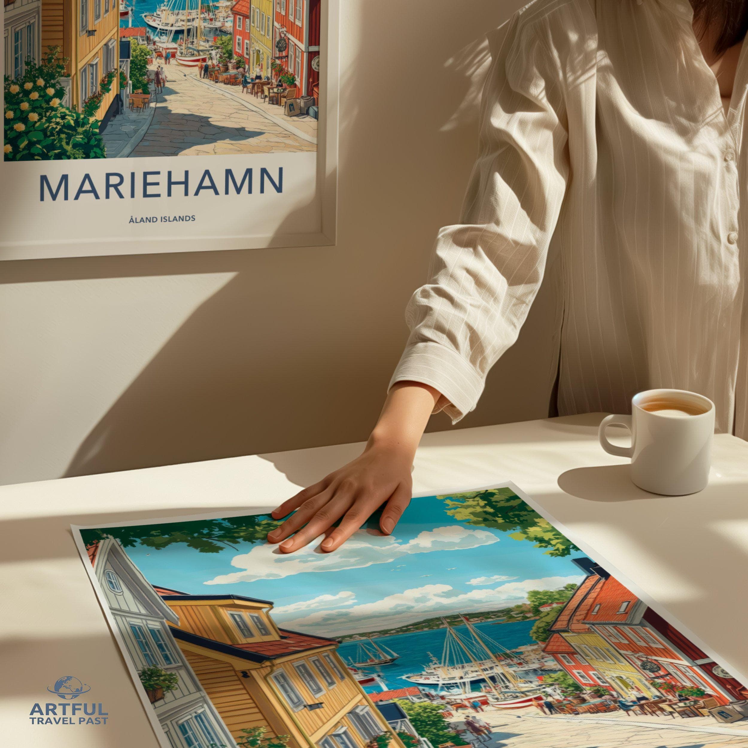 Marienhamn Poster - Aland Islands Wall Art