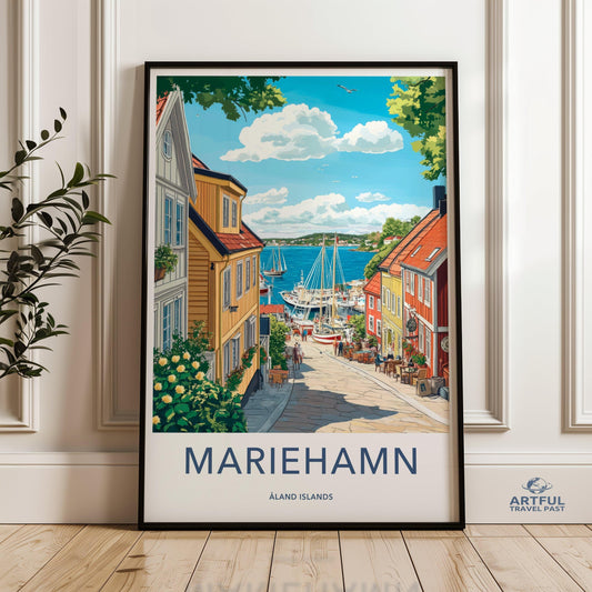 Marienhamn Poster - Aland Islands Wall Art