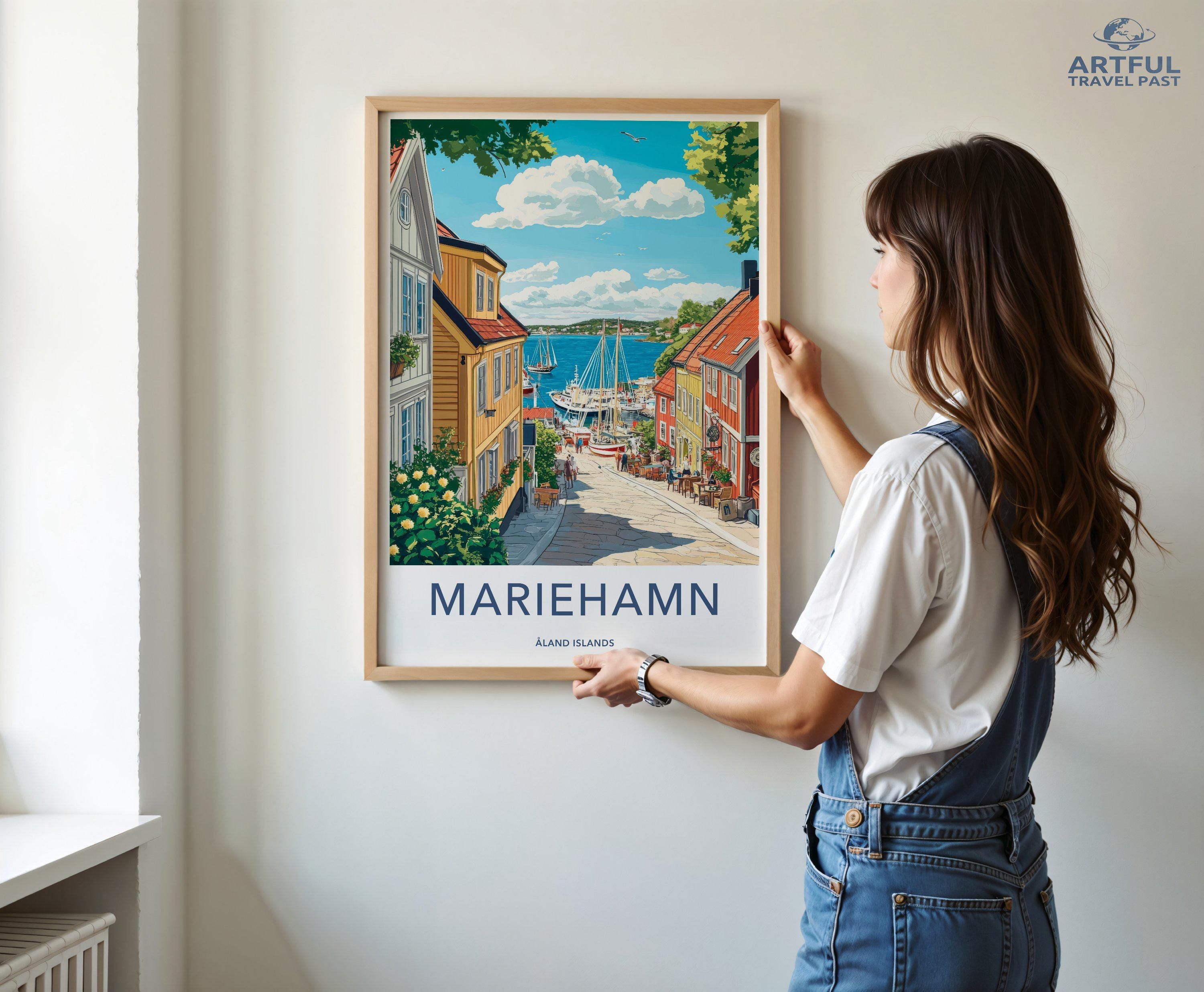 Marienhamn Poster - Aland Islands Wall Art