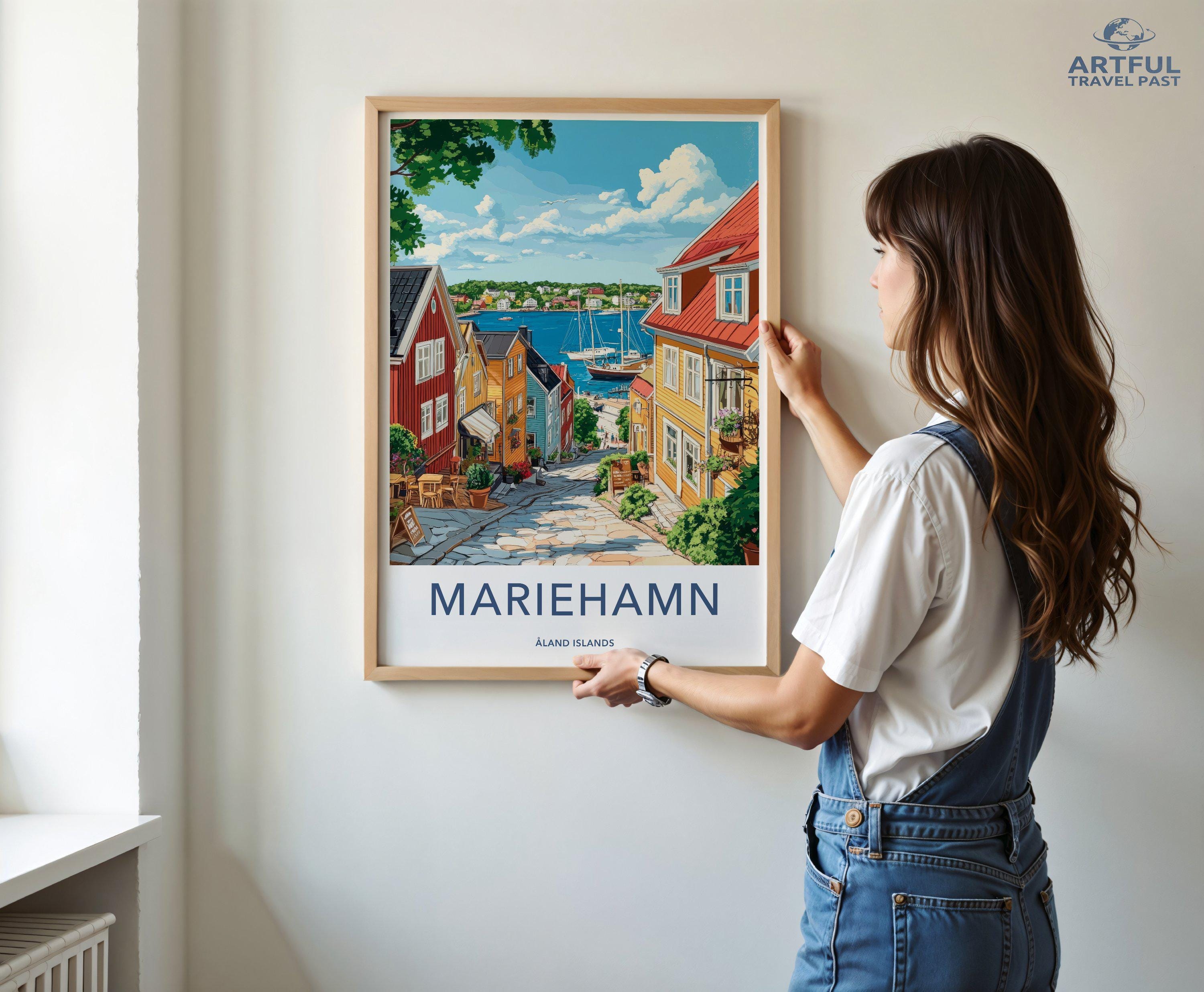 Marienhamn Poster - Aland Islands Wall Art