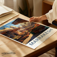 Marrakesh Poster - Morocco Wall Art
