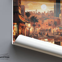 Marrakesh Poster - Morocco Wall Art