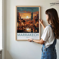 Marrakesh Poster - Morocco Wall Art