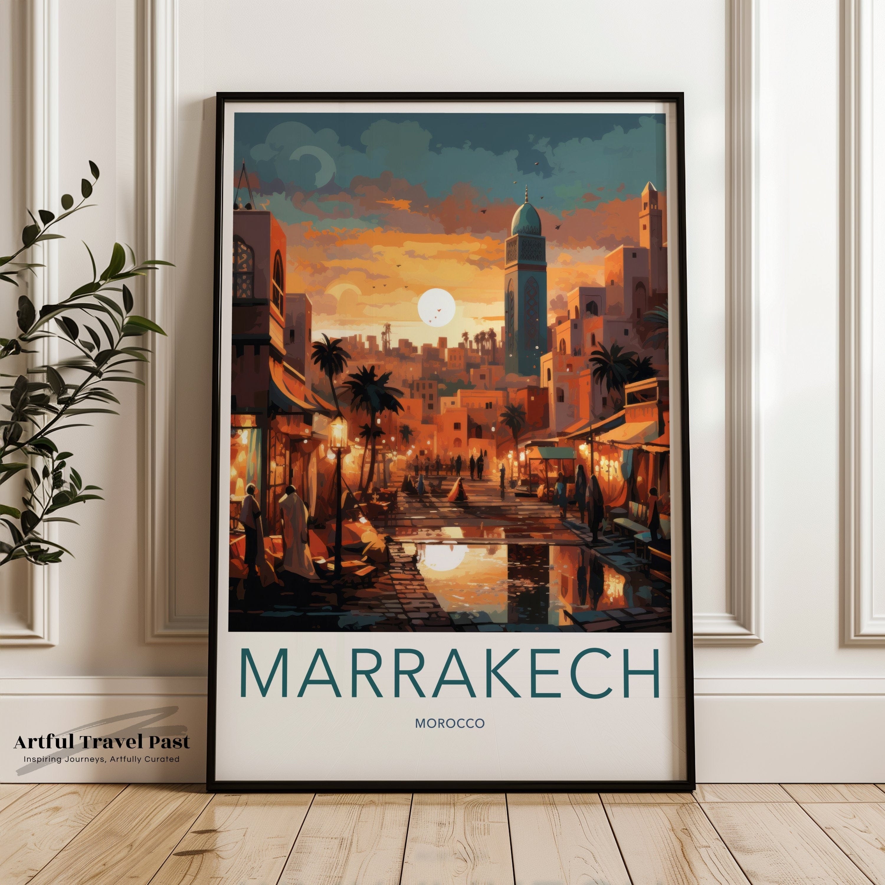 Marrakesh Poster - Morocco Wall Art