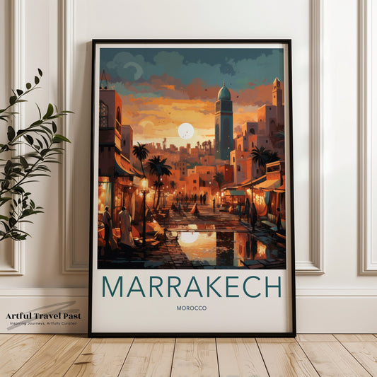 Marrakesh Poster - Morocco Wall Art