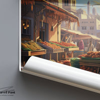 Marrakesh Poster | Morocco Wall Art | North Africa Decor
