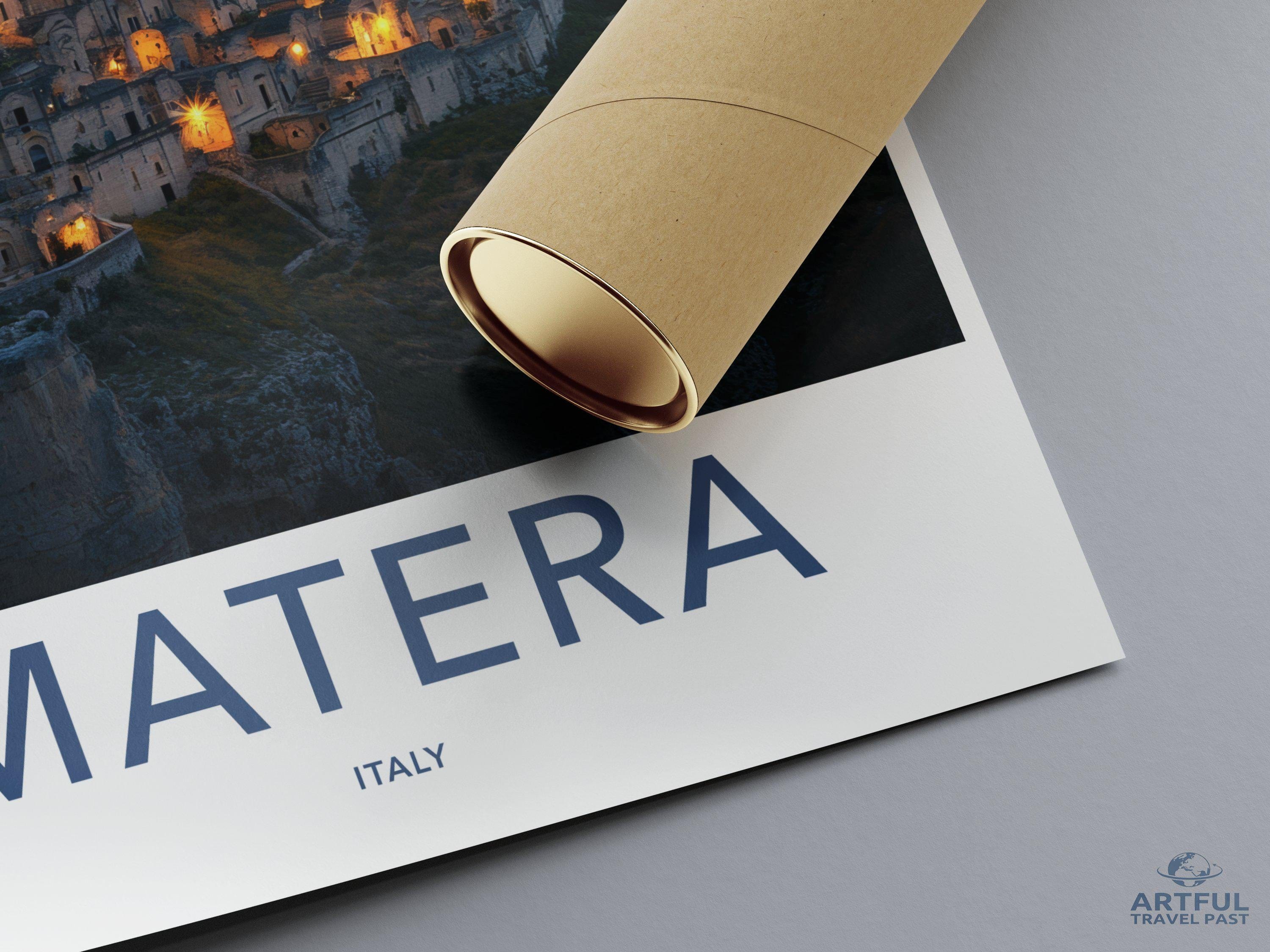 Matera Poster - Italy Wall Art