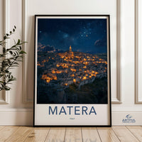 Matera Poster - Italy Wall Art