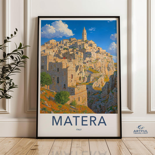 Matera Poster - Italy Wall Art