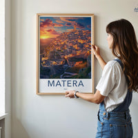 Matera Poster - Italy Wall Art
