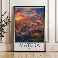 Matera Poster - Italy Wall Art