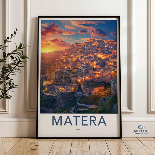 Matera Poster - Italy Wall Art