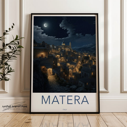 Matera Poster - Italy Wall Art