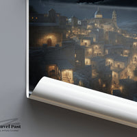 Matera Poster | Italy Wall Art | Europe Decor