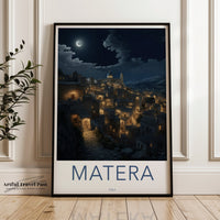 Matera Poster | Italy Wall Art | Europe Decor