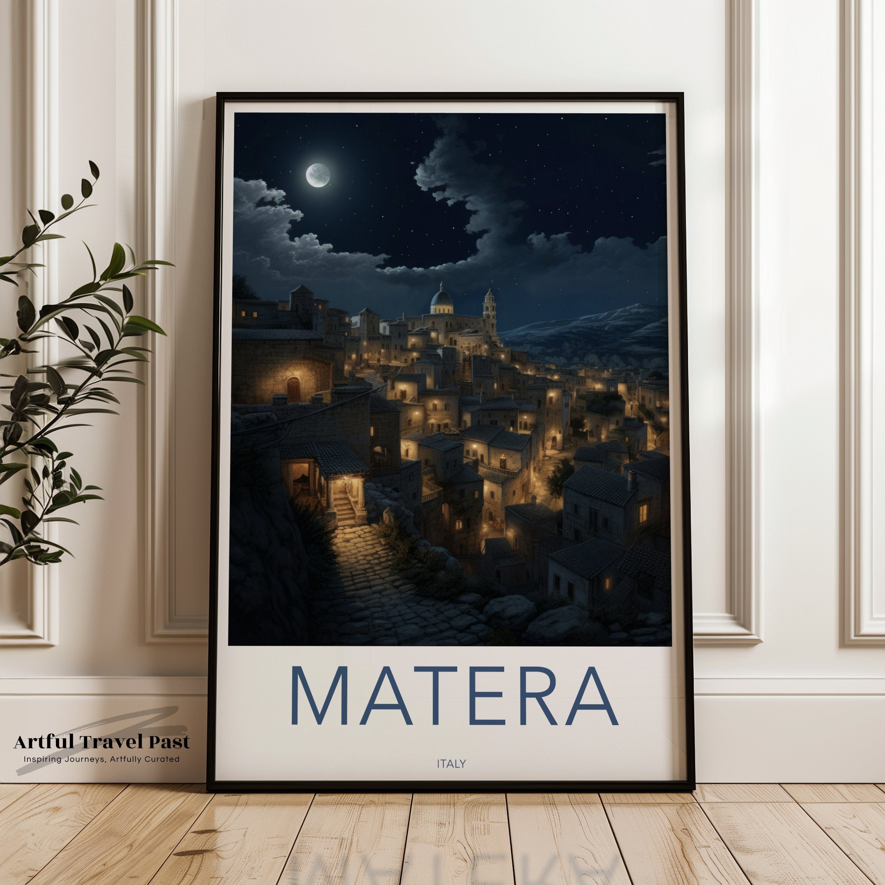 Matera Poster | Italy Wall Art | Europe Decor