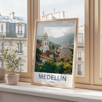 Medellín Poster - Colombia Wall Art