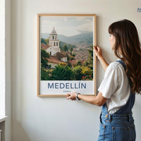 Medellín Poster - Colombia Wall Art