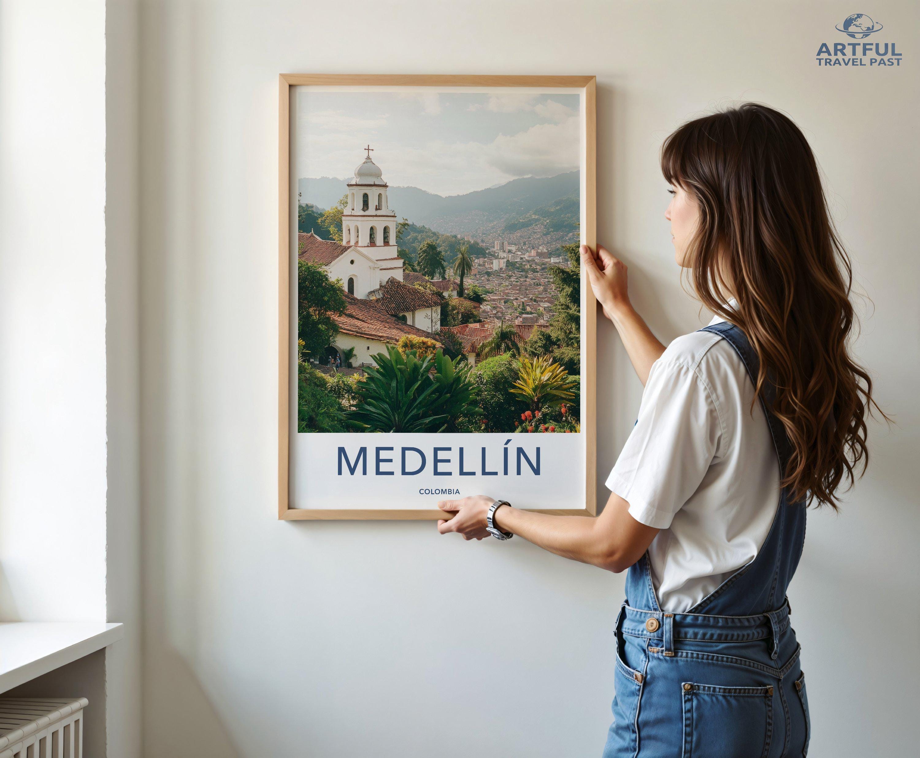 Medellín Poster - Colombia Wall Art