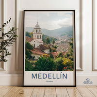 Medellín Poster - Colombia Wall Art