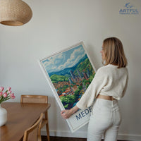 Medellín Poster | Colombia Wall Art | South America Decor
