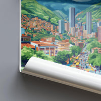 Medellín Poster | Colombia Wall Art | South America Decor
