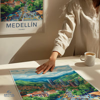 Medellín Poster | Colombia Wall Art | South America Decor