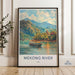 Mekong River Poster - Laos Wall Art