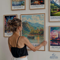 Mekong River Poster - Laos Wall Art