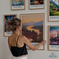 Mekong River Poster - Laos Wall Art